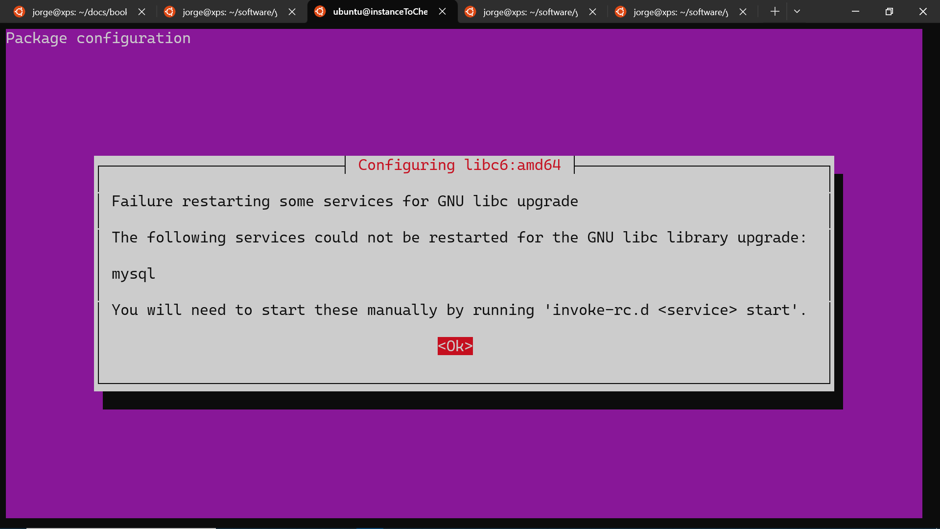 Screenshot of ubuntu release upgrading option to accept